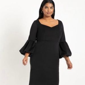 Eloquii Balloon Sleeve Dress NWT Size 24